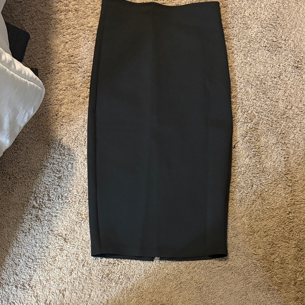 Good American Sleek Black Pencil Skirt